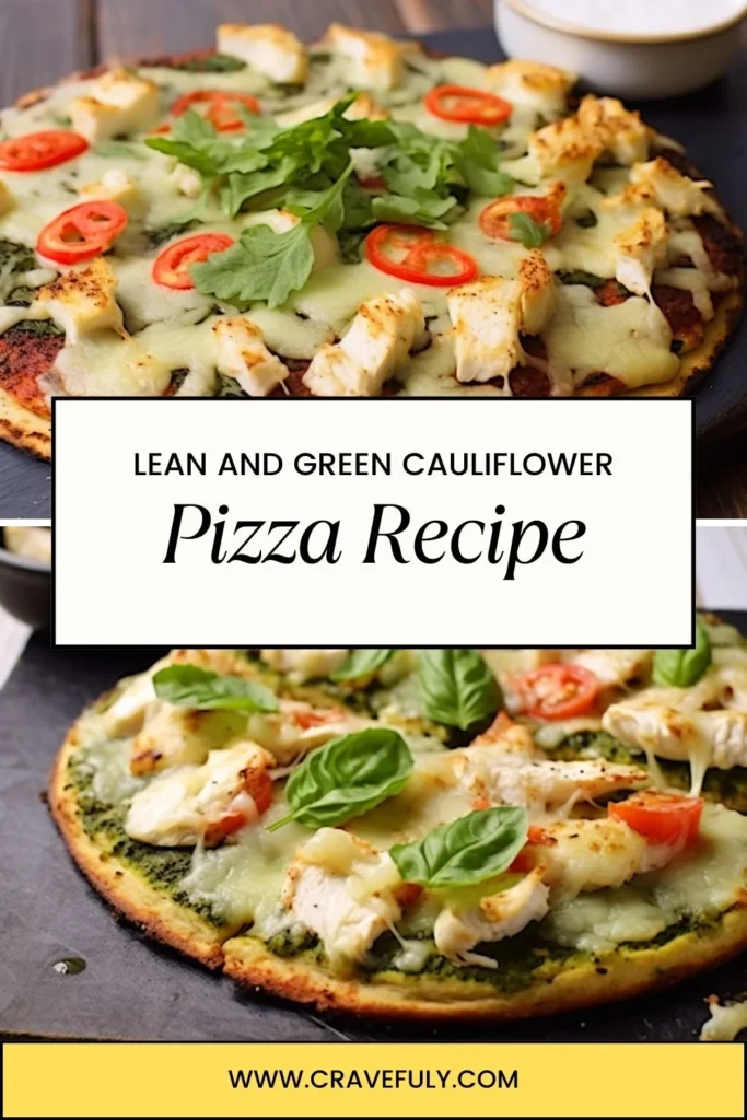 Lean And Green Cauliflower Pizza Recipe