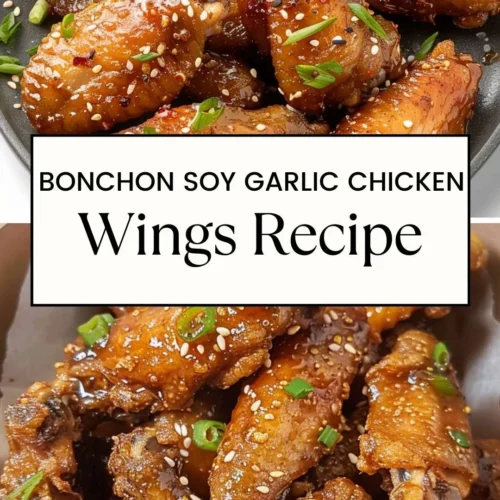 Bonchon Soy Garlic Chicken Wings Recipe
