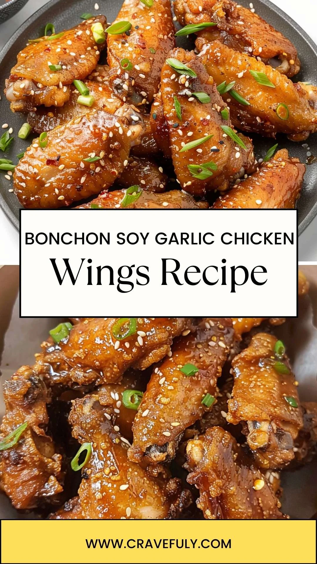 Bonchon Soy Garlic Chicken Wings Recipe