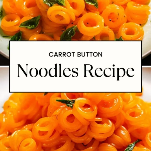 Carrot Button Noodles Recipe