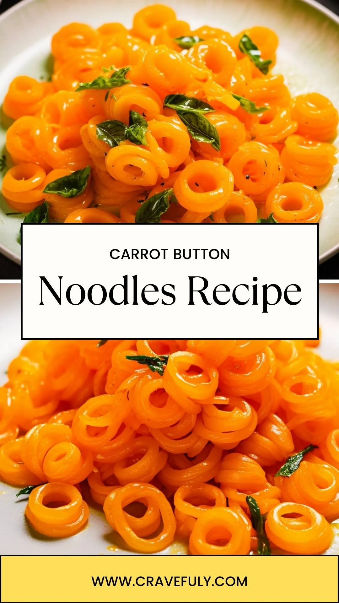 Carrot Button Noodles Recipe