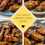Soy Garlic Chicken Wings Recipe