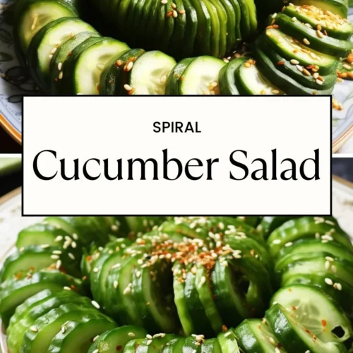 Spiral Cucumber Salad