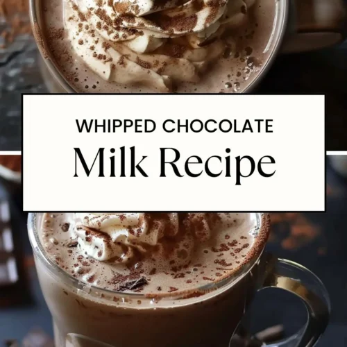 Whipped Chocolate Milk