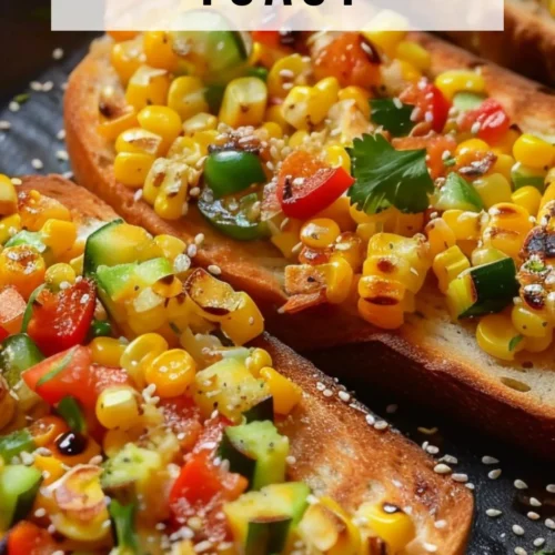 Masala Corn Toast