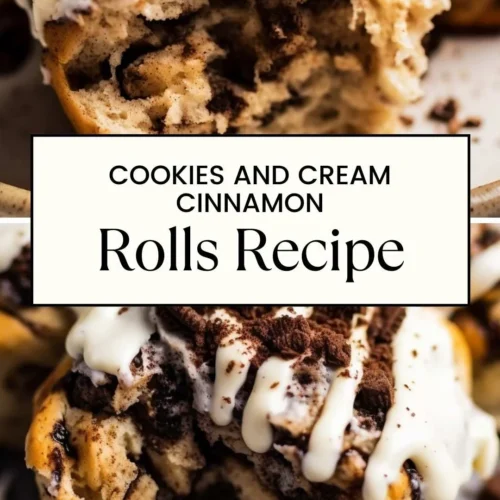 Cookies And Cream Cinnamon Rolls Recipe