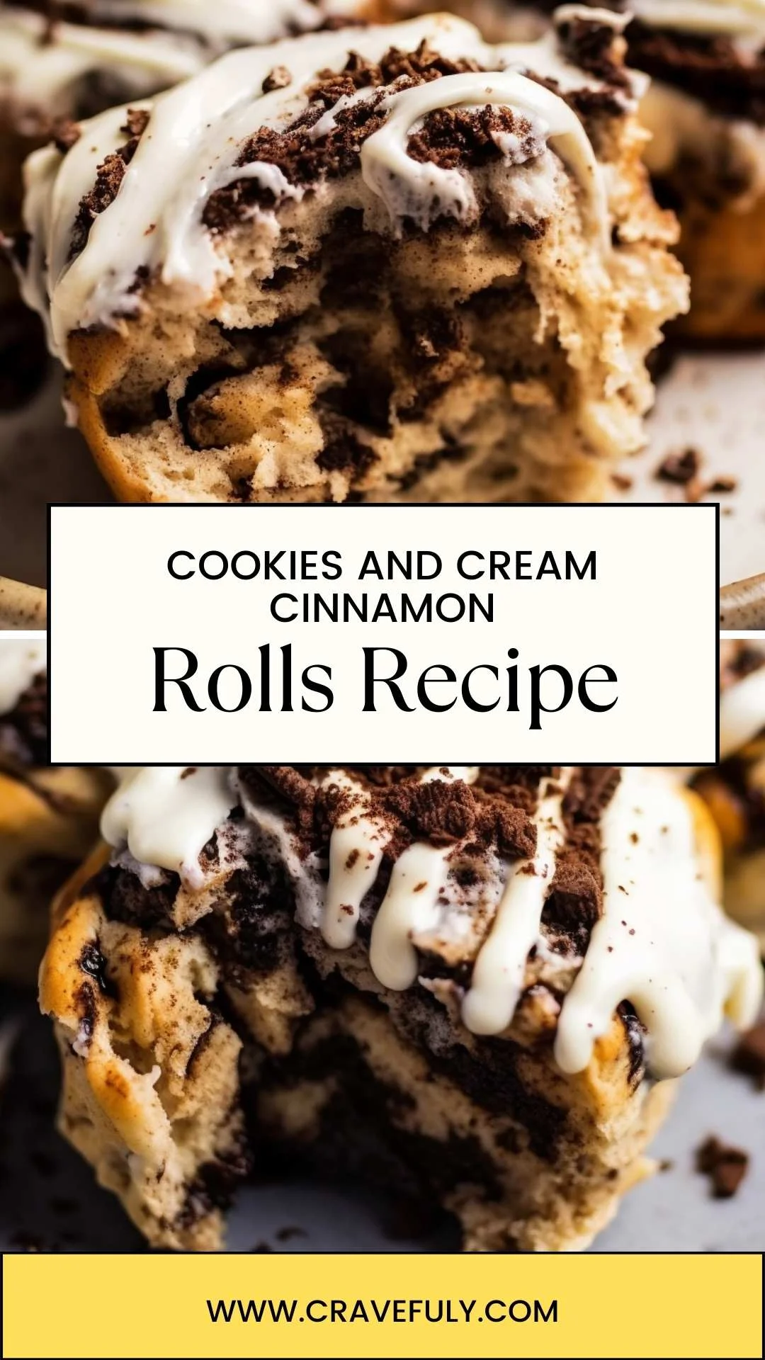 Cookies And Cream Cinnamon Rolls Recipe