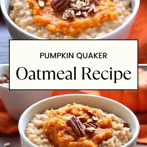 Pumpkin Quaker Oatmeal Recipe