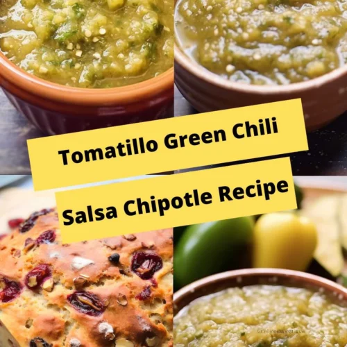 Tomatillo Green Chili Salsa Chipotle Recipe