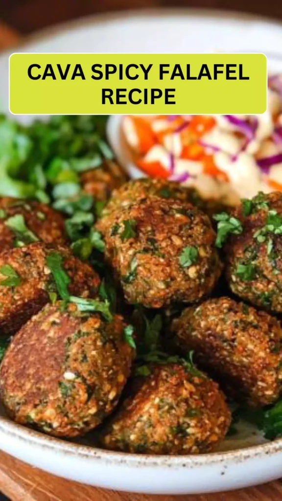 Best Cava spicy falafel recipe
