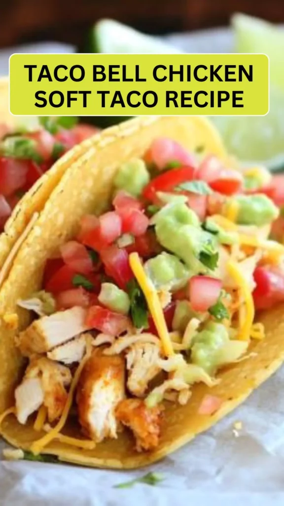 Best Taco bell chicken soft taco recipe
