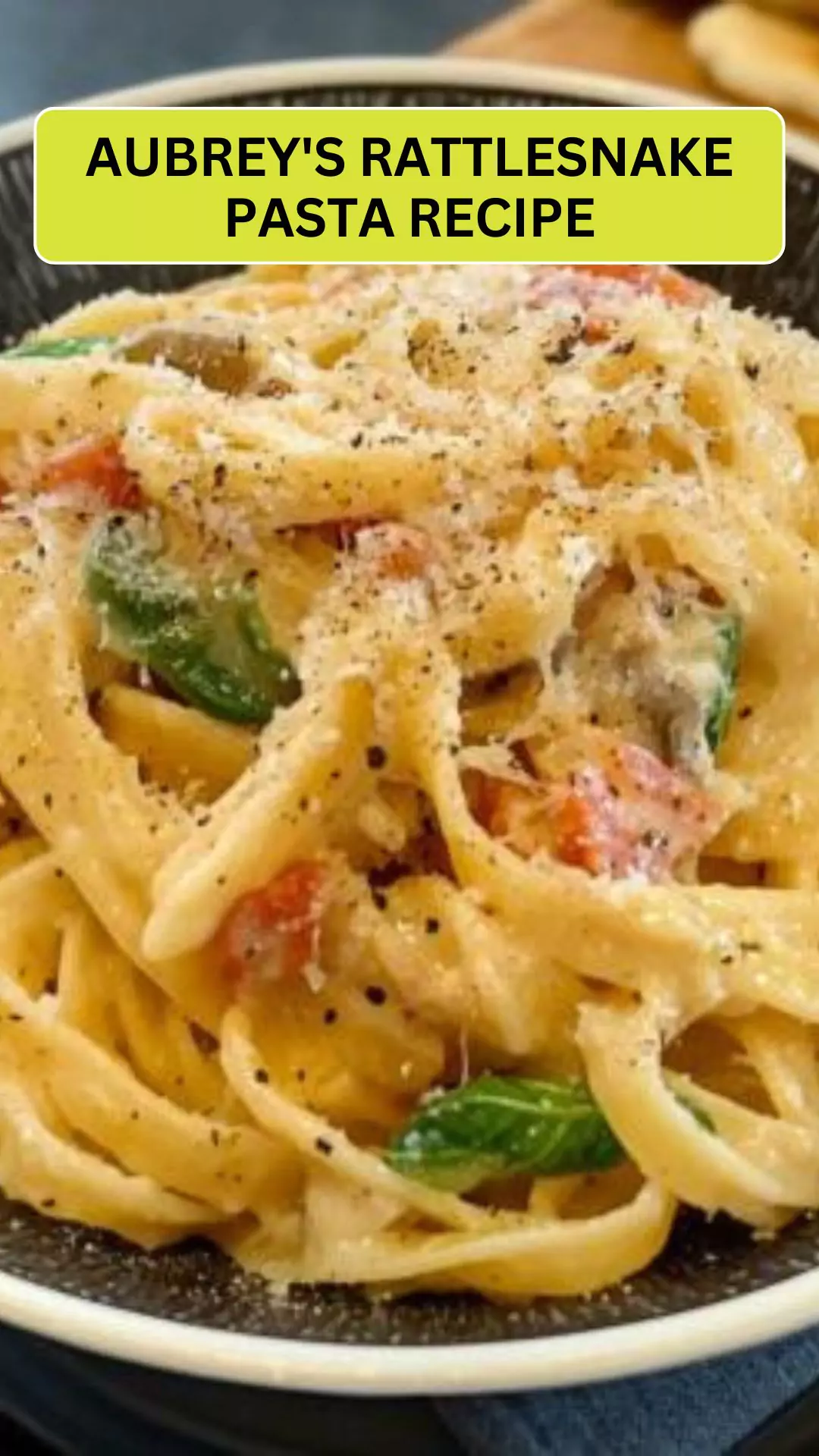 Best Aubrey’s rattlesnake pasta recipe