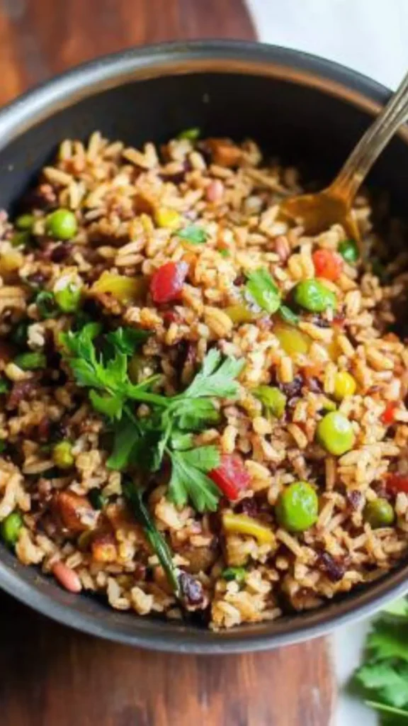 Easy Vegetarian Dirty Rice Recipe
