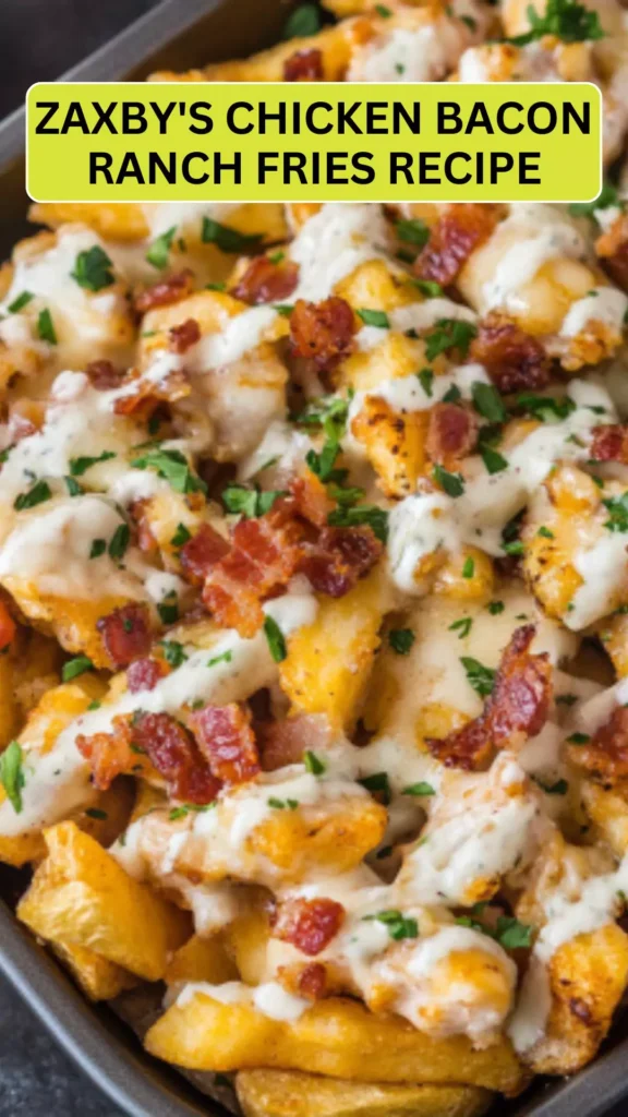 Best Zaxby’s Chicken Bacon Ranch Fries Recipe
