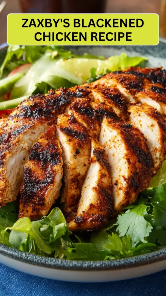 Best Zaxby’s Blackened Chicken Recipe
