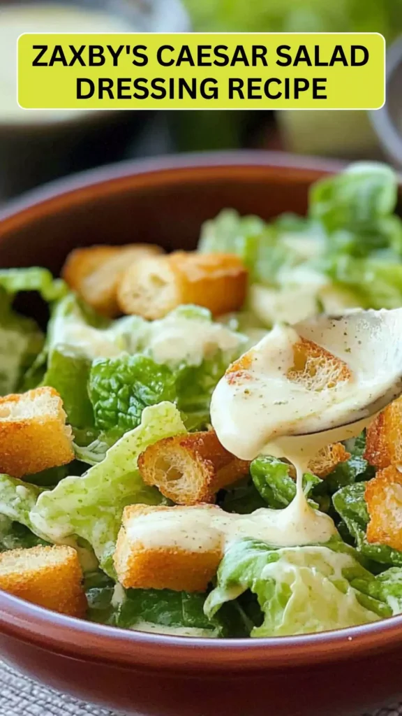 Best Zaxby’s Caesar Salad Dressing Recipe