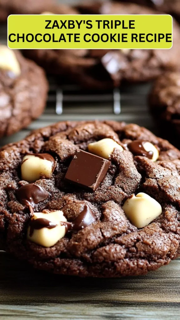 Best Zaxby’s Triple Chocolate Cookie Recipe
