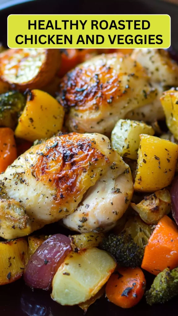 Best Healthy Roasted Chicken And Veggies Best Healthy Roasted Chicken And Veggies