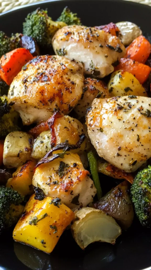 Easy Healthy Roasted Chicken And Veggies Easy Healthy Roasted Chicken And Veggies