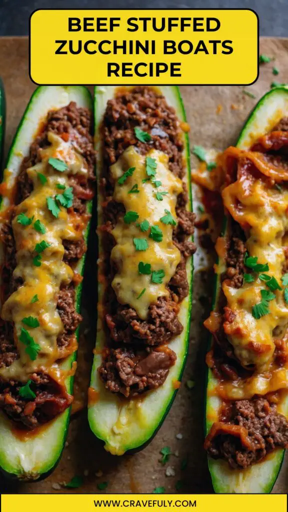 Beef Stuffed Zucchini Boats Recipe Beef Stuffed Zucchini Boats Recipe