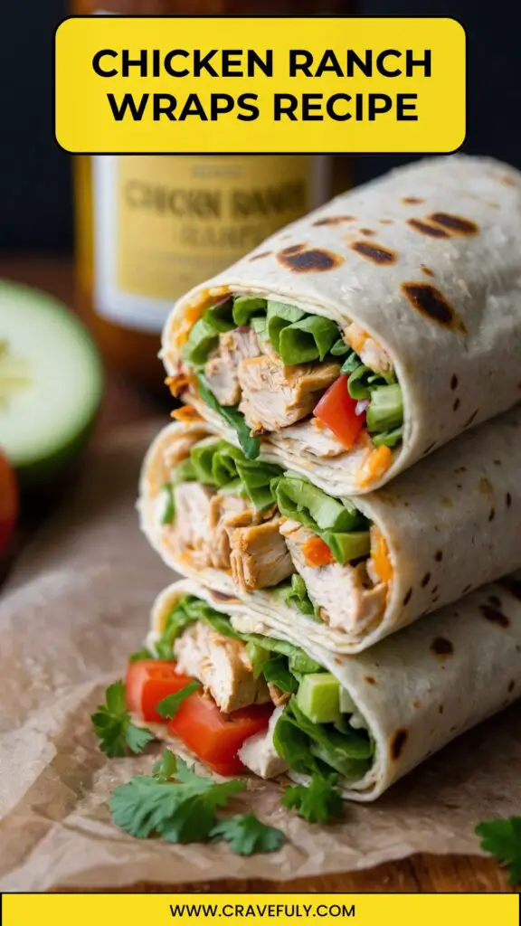 Chicken Ranch Wraps Recipe