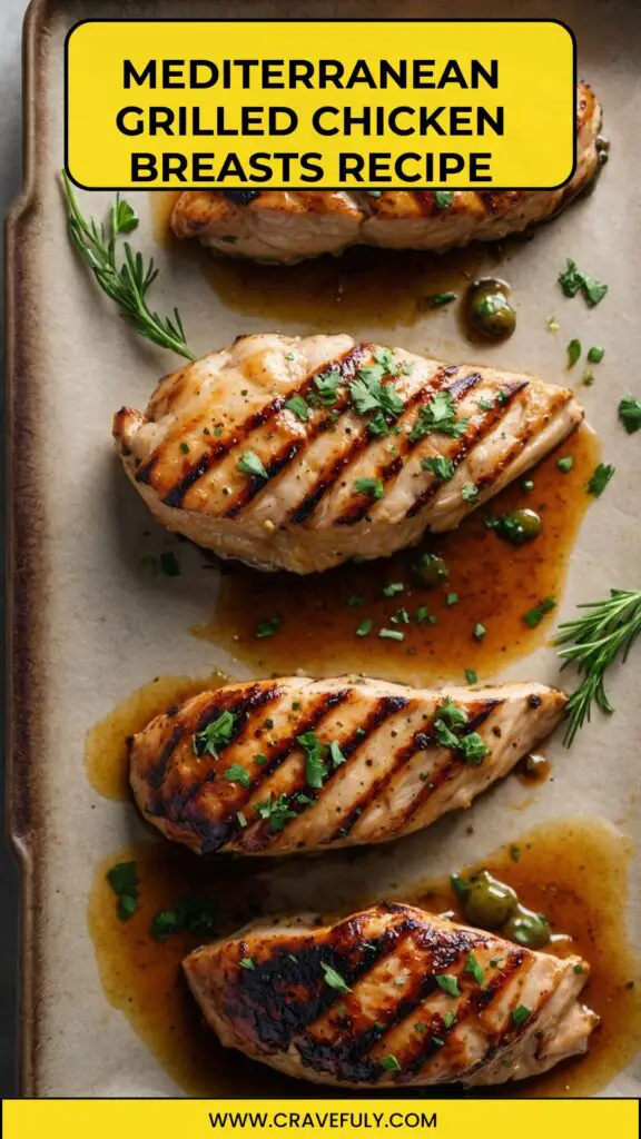 Mediterranean Grilled Chicken Breasts Recipe