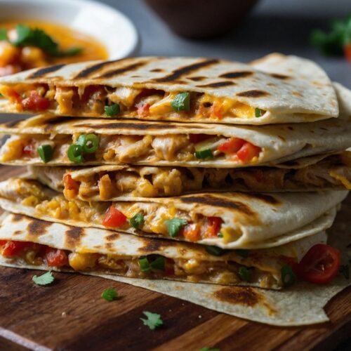 leftover chicken quesadillas recipe