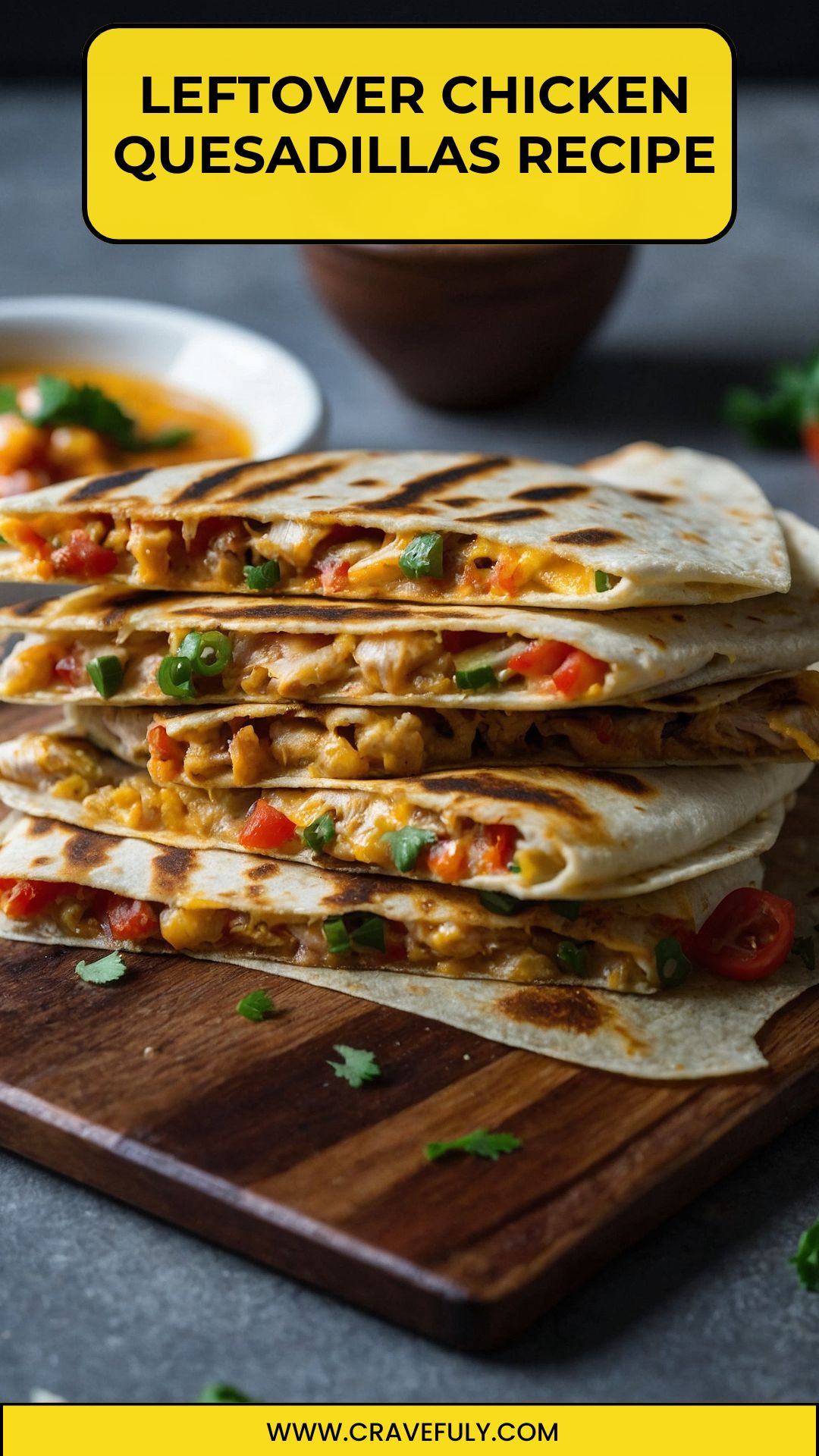 leftover chicken quesadillas recipe