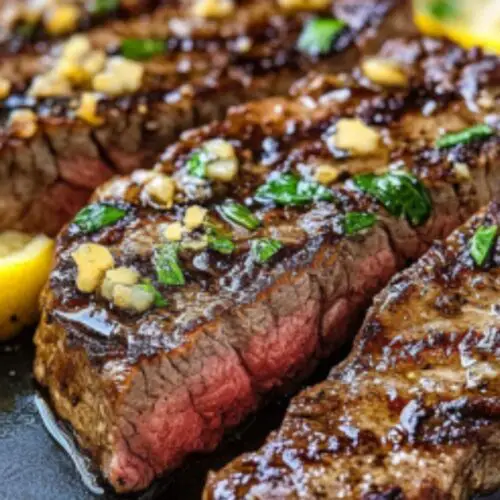 how to make lemon garlic butter steak recipe
