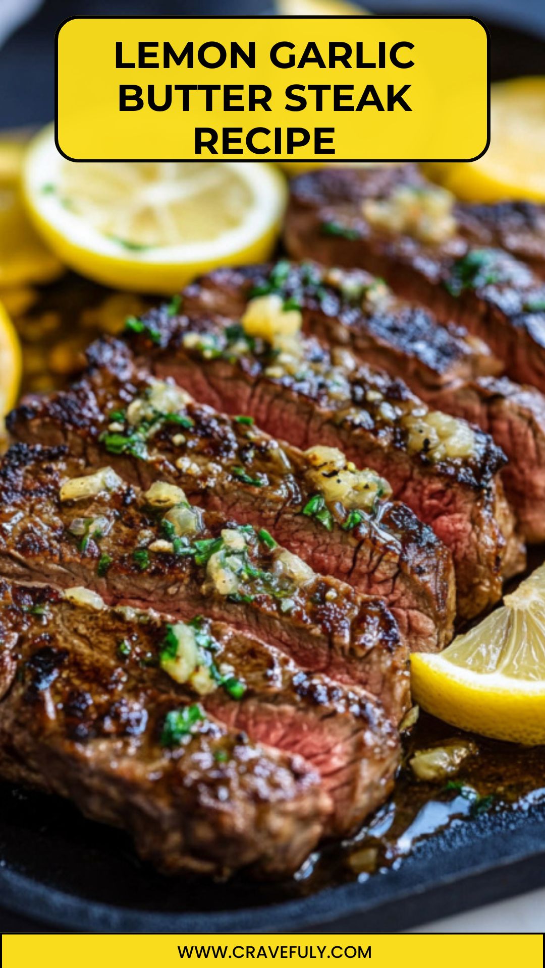lemon garlic butter steak recipe