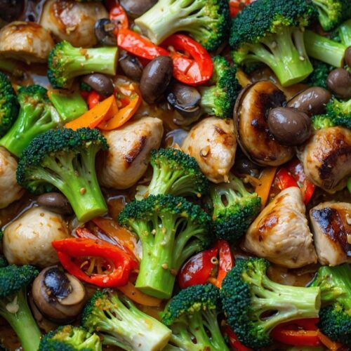 20 minute chicken broccoli mushroom recipe stir fry
