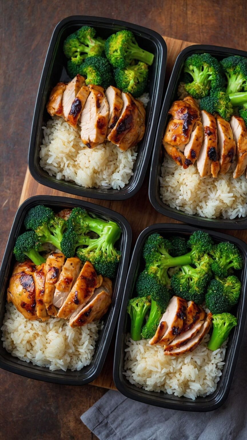 20 Minute Meal Prep Chicken, Rice, And Broccoli - Cravefuly