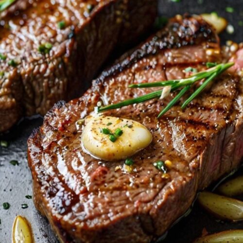 Pan Seared Steak With Garlic Butter Recipe