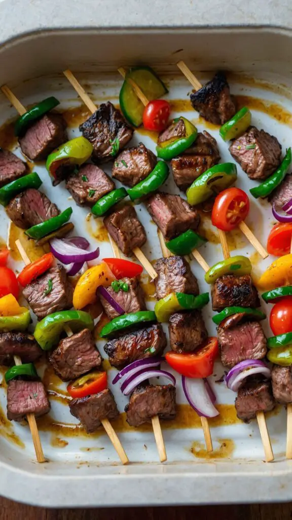 air fryer beef kabobs copycat recipe air fryer beef kabobs copycat recipe