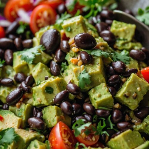 avocado black bean salad