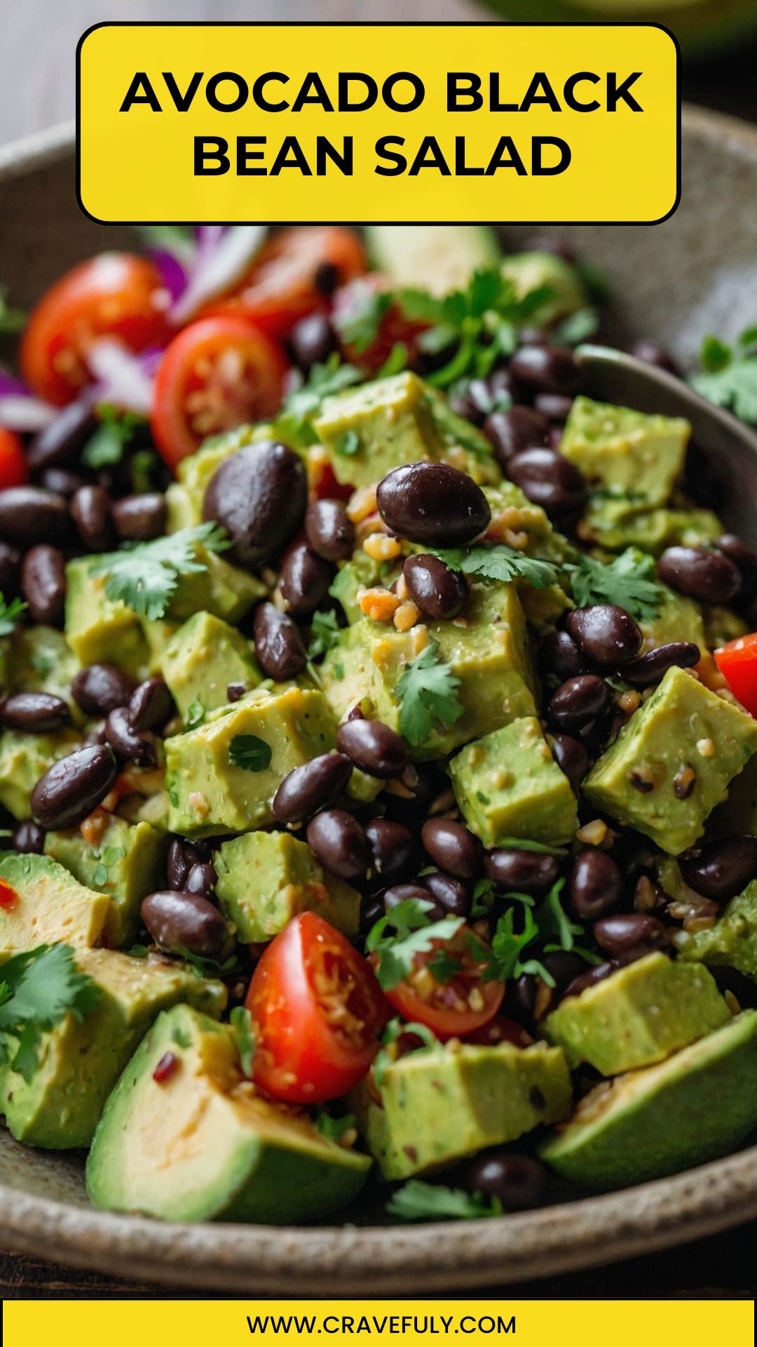 avocado black bean salad
