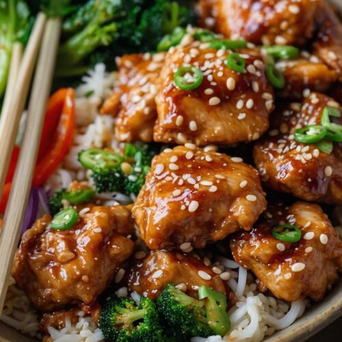 20 minute sesame chicken Recipe