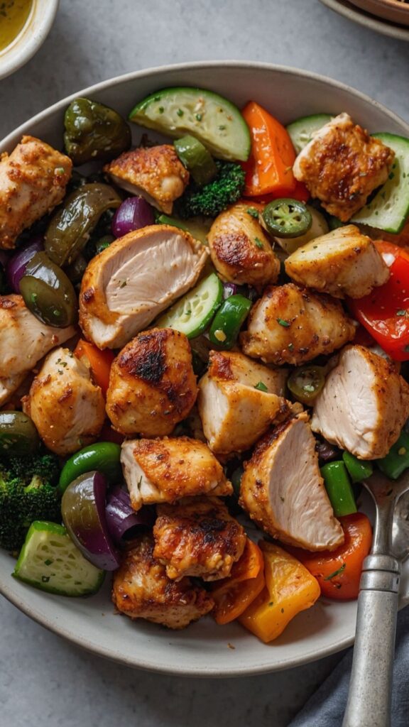 air fryer chicken and veggies copycat Recipe