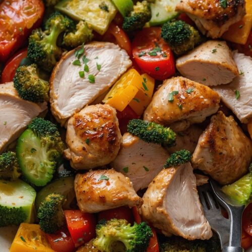 how to make air fryer chicken and veggies Recipe