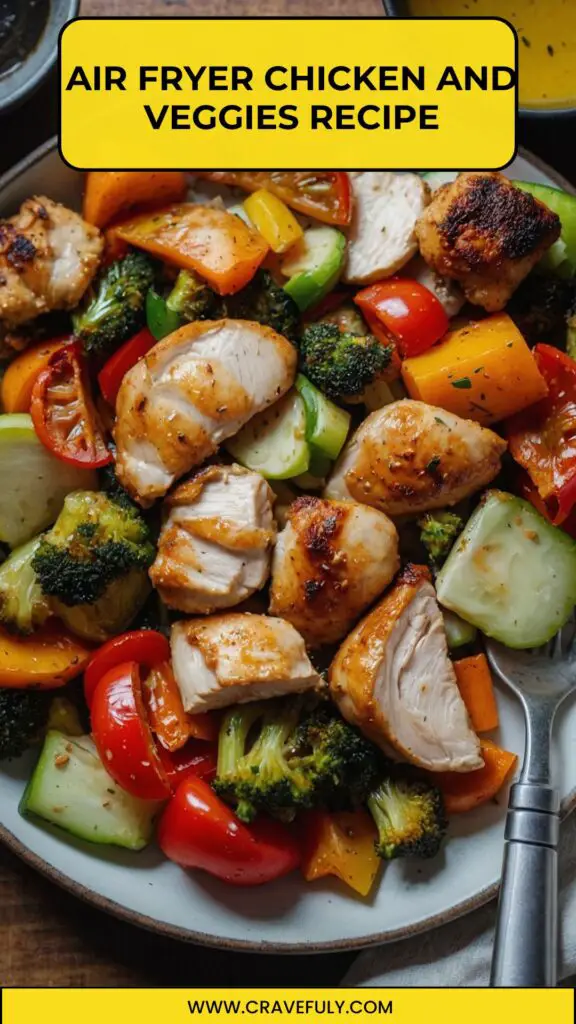 air fryer chicken and veggies Recipe