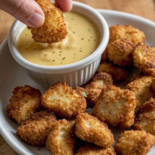 chick fil a nuggets copy cat recipe with honey mustard dipping sauce