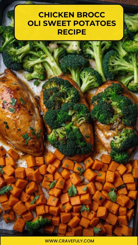 chicken broccoli sweet potatoes