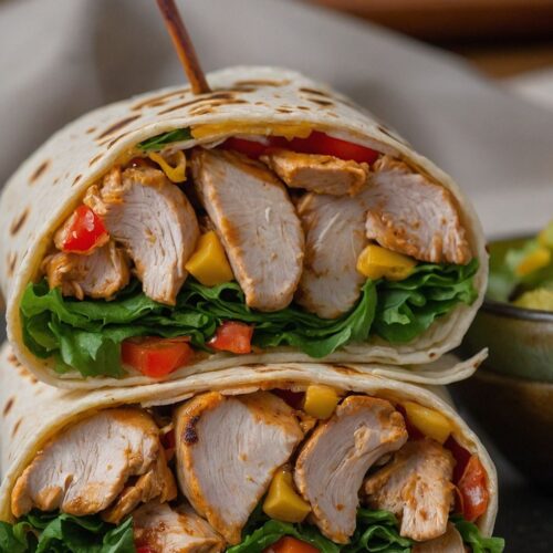 how to make chipotle chicken wraps