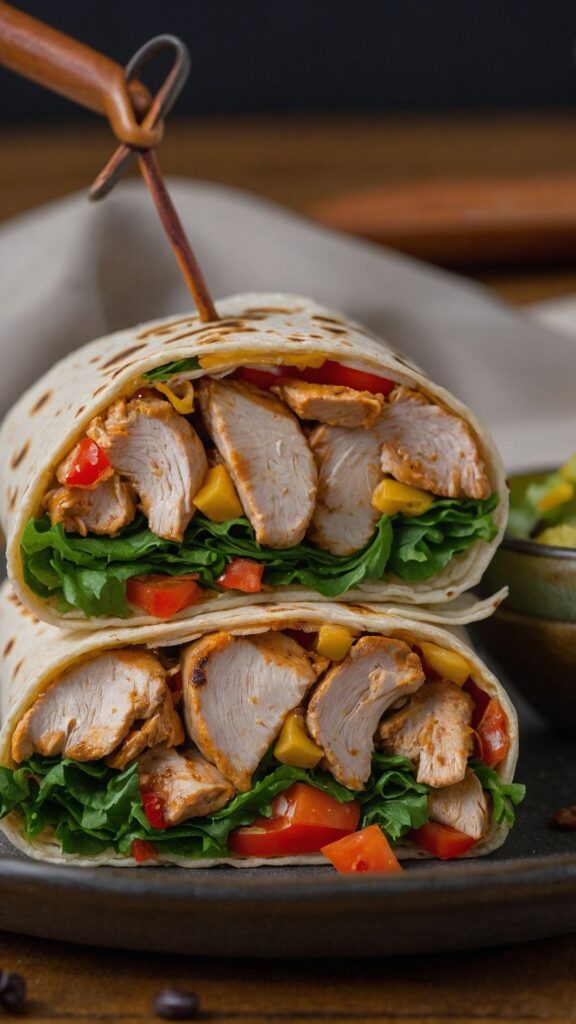 how to make chipotle chicken wraps