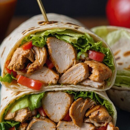 chipotle chicken wraps