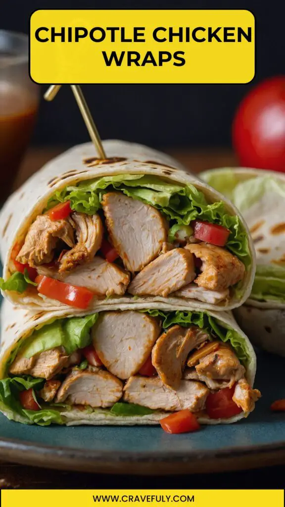 chipotle chicken wraps