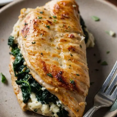 cream cheese spinach stuffed chicken copycat recipe