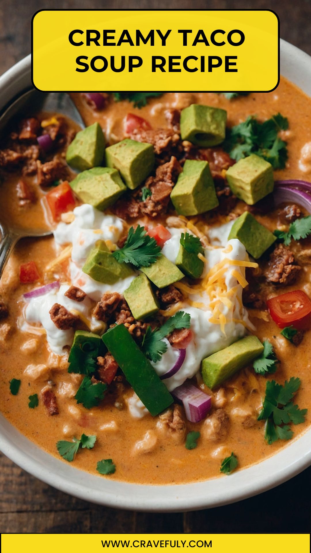 creamy taco soup recipe