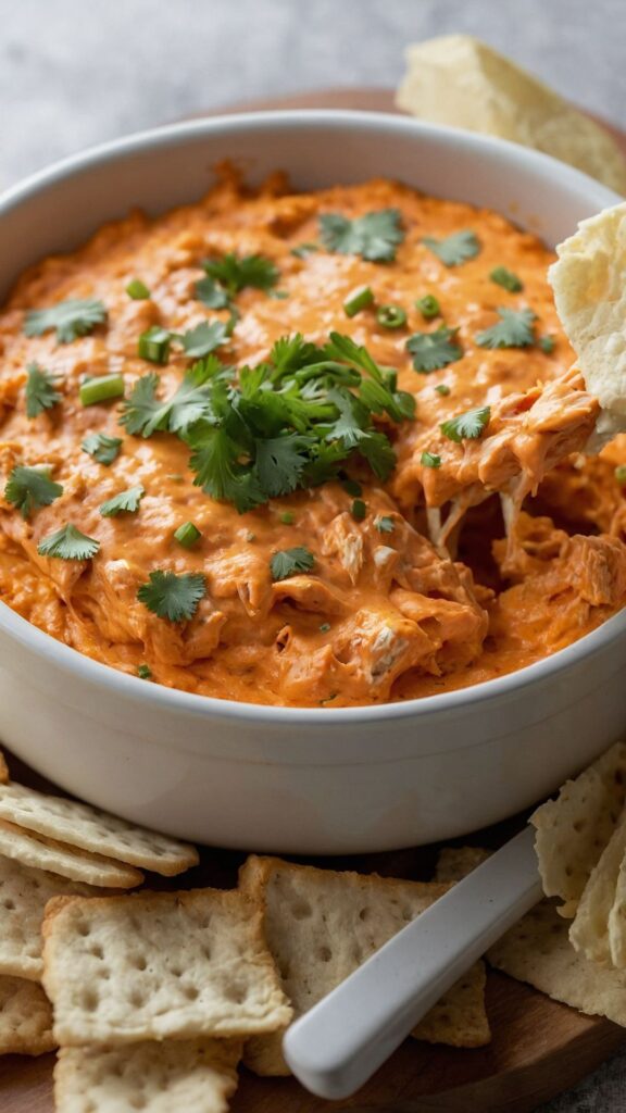 how to make easy buffalo chicken dip