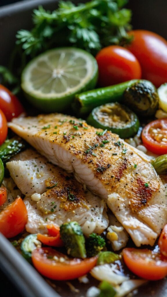 healthy baked tilapia and veggies copycat recipe healthy baked tilapia and veggies copycat recipe